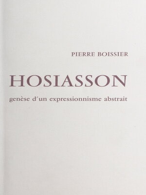 cover image of Hosiasson
